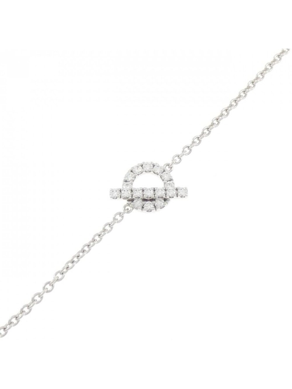 Hermes Finesse Bracelet White Gold
